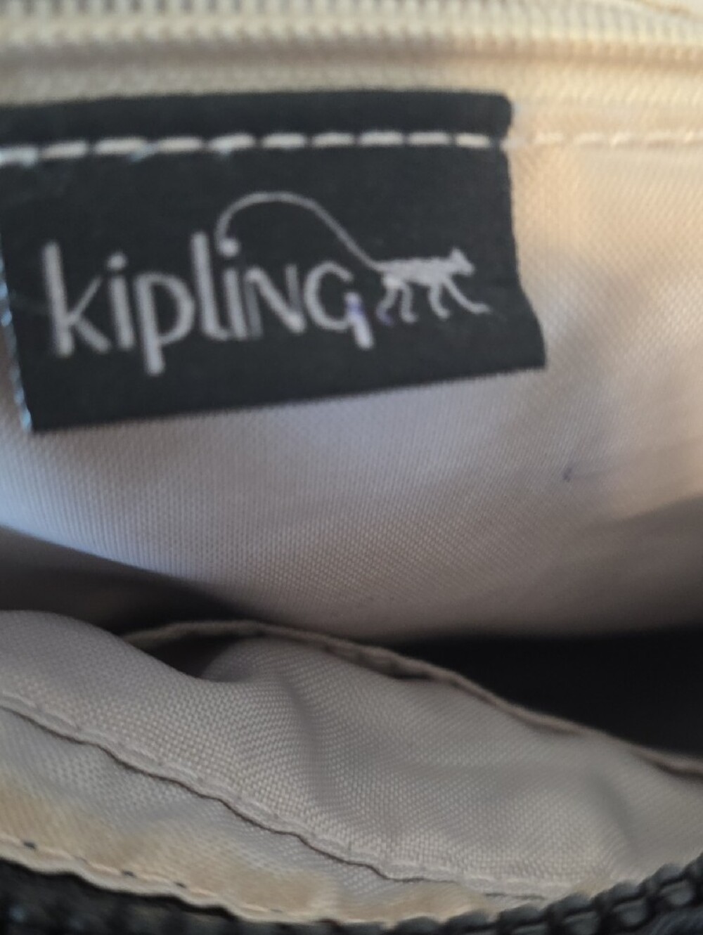 Kipling Black Crossbody Shoulder Bag with Silver Hardware - Picture 2 of 10